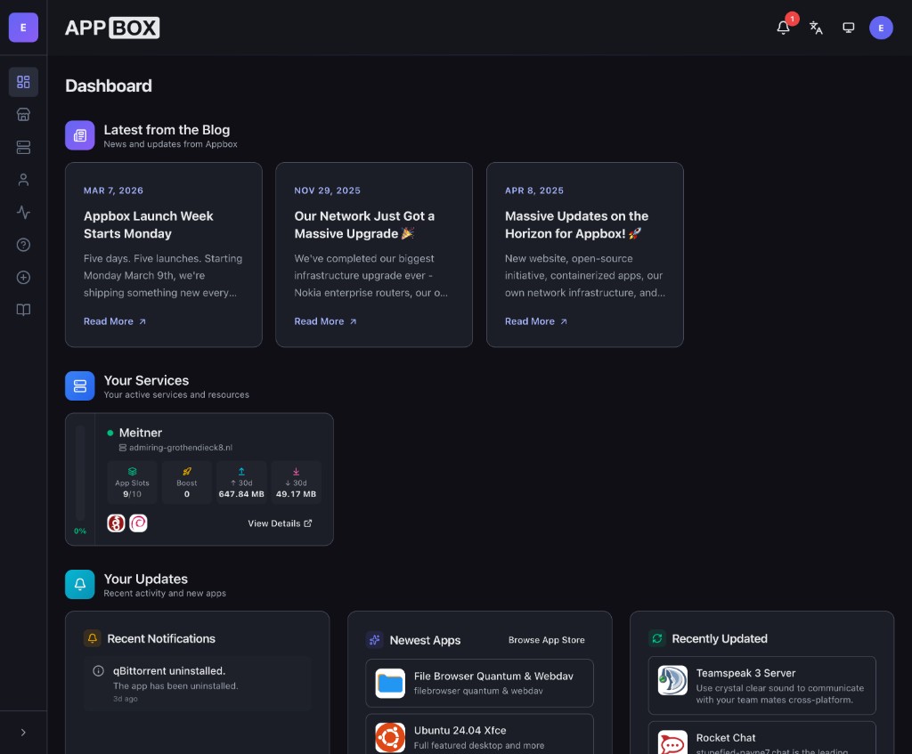 Control Center.
